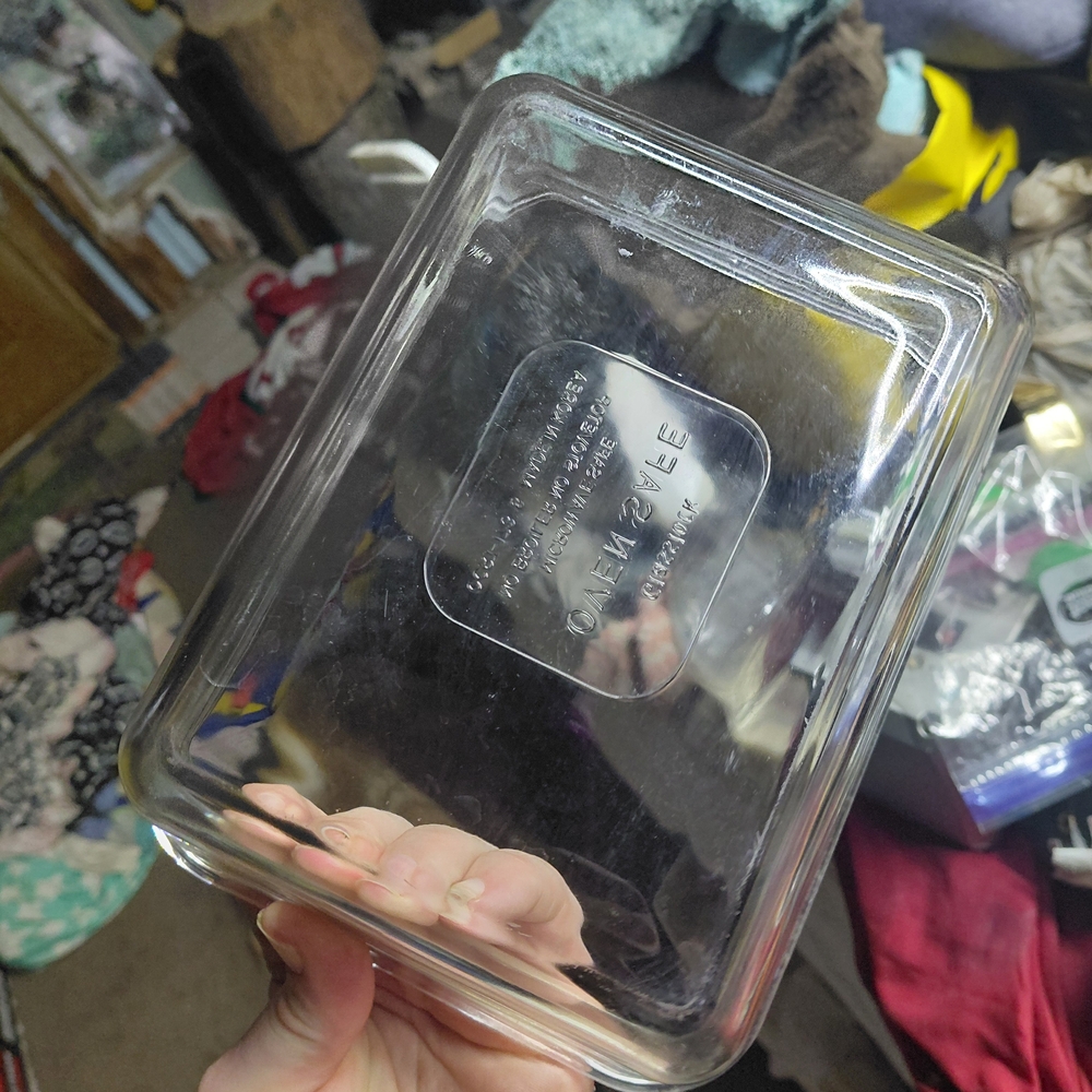 Anchor Hocking Clear Glass Storage Dish with Lid - Clear